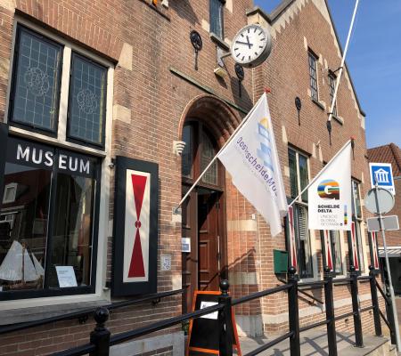 Ingang van het OosterscheldeMuseum in Yerseke
