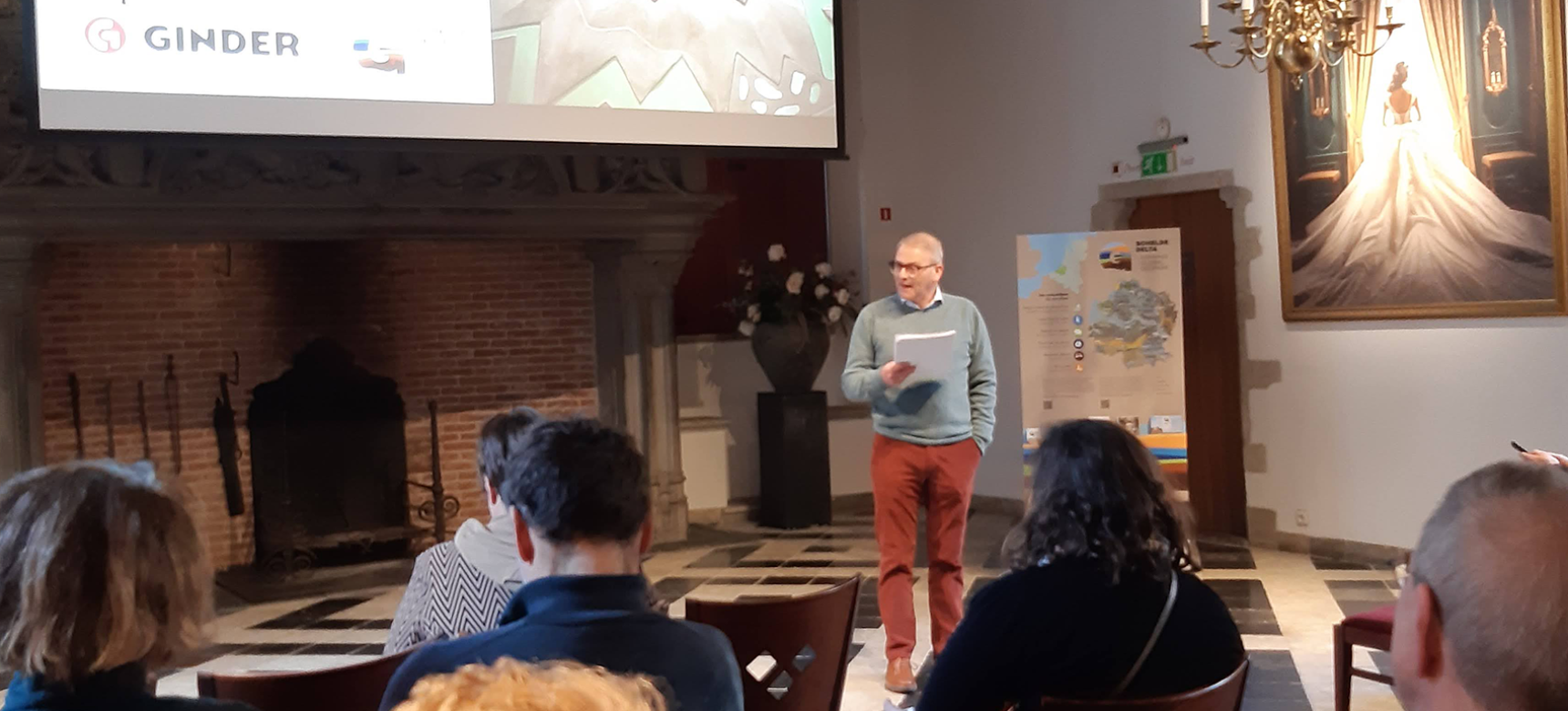 Richard Meersschaert tijdens welkomstspeech