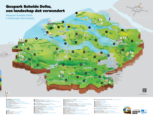 Beleefkaart Geopark Schelde Delta